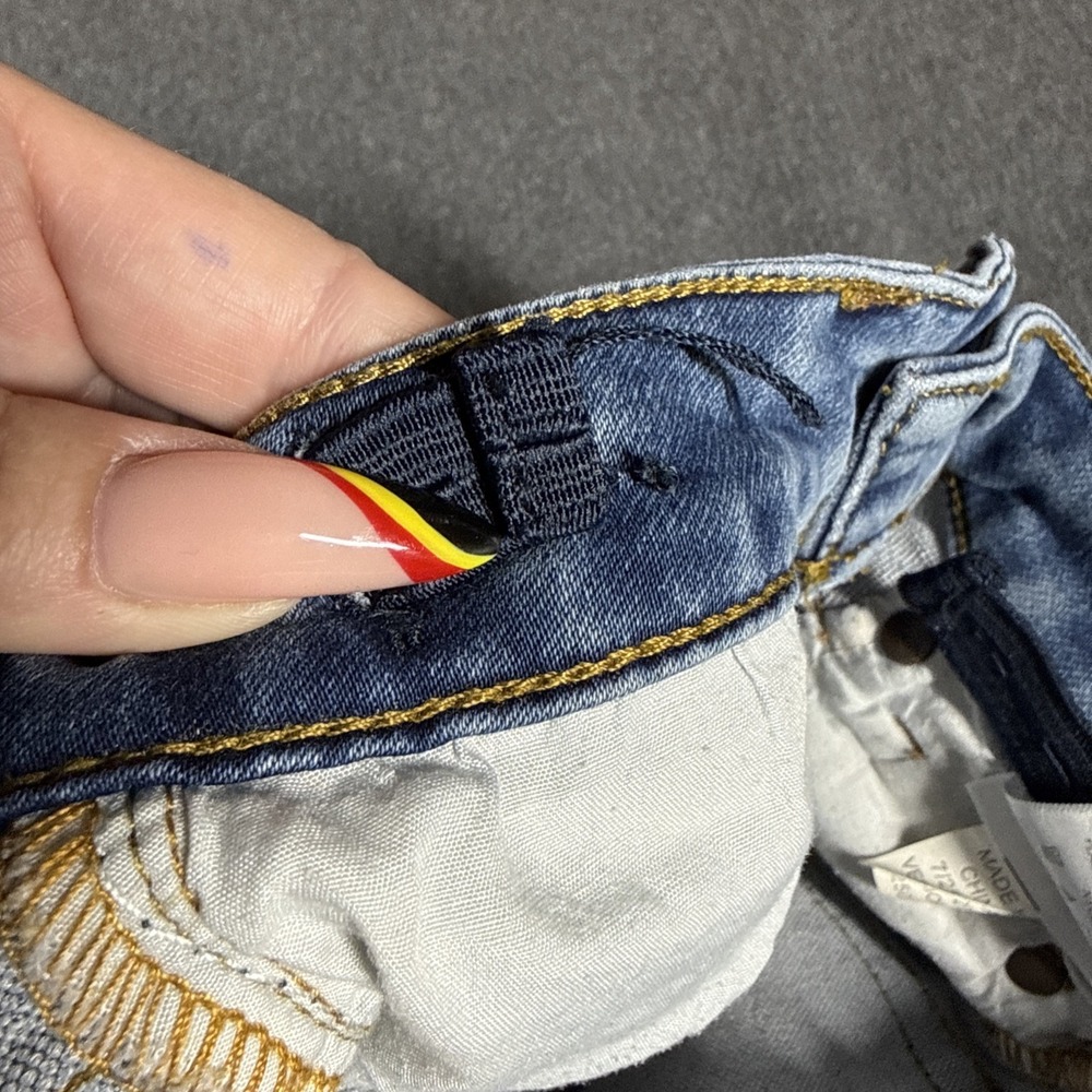 Joe's Jeans The Brixton Straight & Narrow Boy's Sz 7 Blue Light Wash Adjustable - Picture 11 of 15
